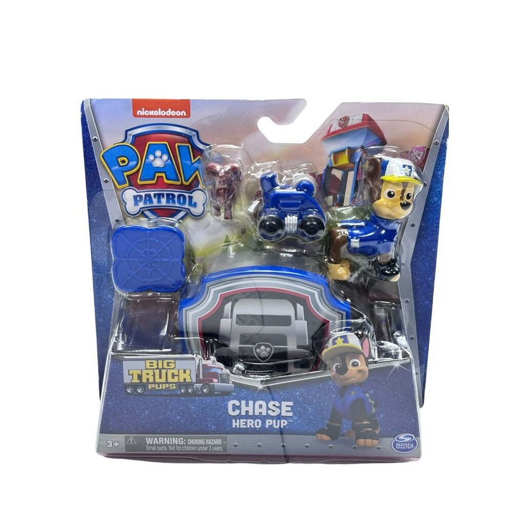 Nickelodeon Paw Patrol Chase Hero Pup Big Truck Pups Toy Set New In Box